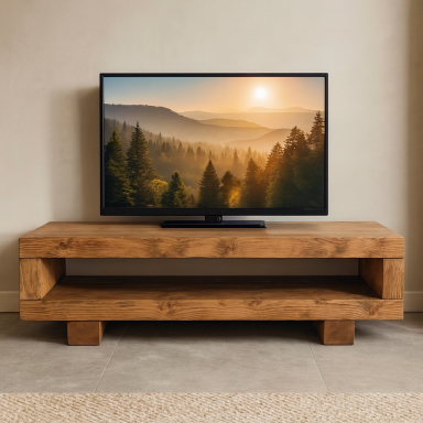 Rustic Low Rise TV Unit